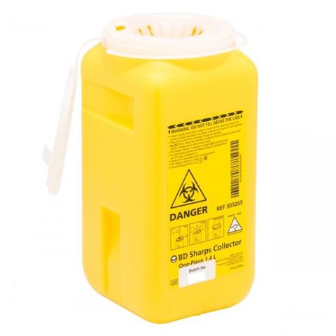 Sharps collector 1.4lt Guardian