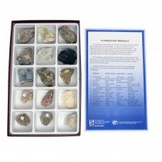 Fluroescent minerals collection