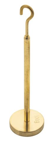 Weight slotted brass hanger 100g