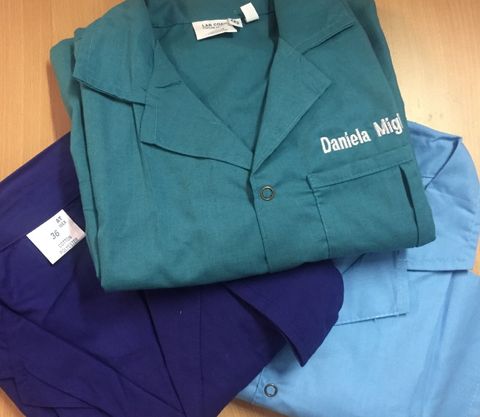 Lab Coat Medium Teal Green