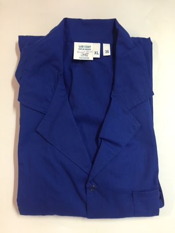 Lab Coat Small Light Royal Blue