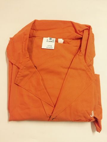 Lab Coat Small Orange