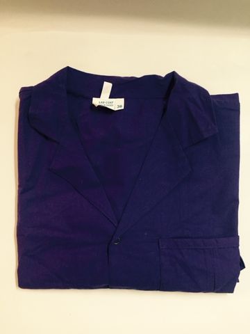 Lab Coat Small Royal blue