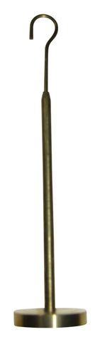 Weight carrier brass with hook 100g