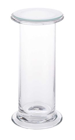 Gas jar borosil. glass 150x50mm w/lid