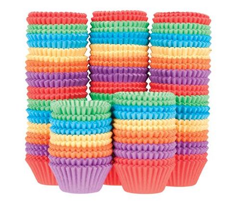 Patty pan assorted colours 8cm diam