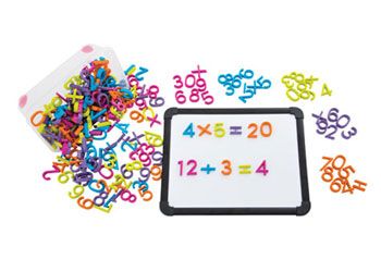 Magnetic numbers set ridged