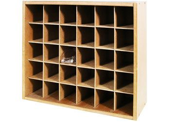 Cabinet for safety glasses holds 30pairs