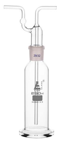 Drechsel bottle & head 250ml B29 joint