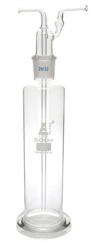 Drechsel bottle & head 500ml B29 joint