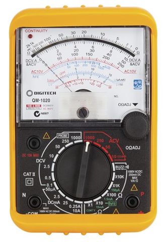 Multimeter analogue Cat II