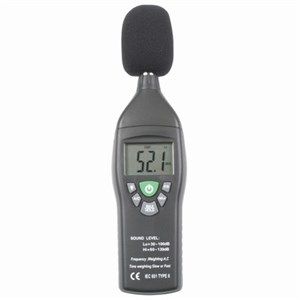 Sound level meter dual range digital