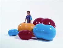 Physio roll 65cm long red