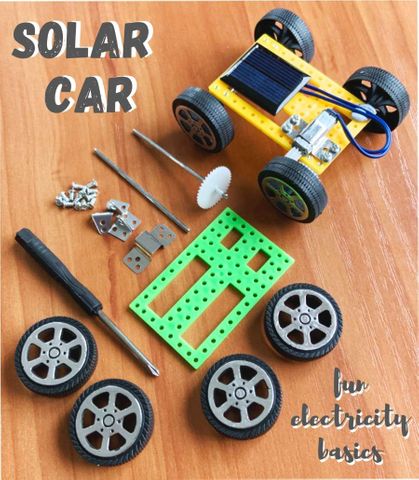 Solar energy car kit