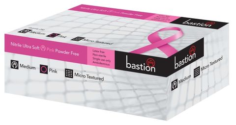 Gloves Nitrile Soft Pink P/F X/Large