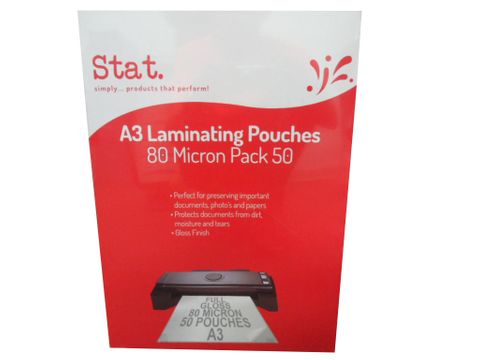 Laminating pouches A3 80 micron