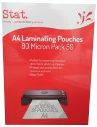 Laminating pouches A4 80 micron