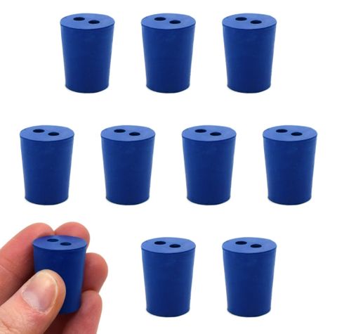 Stoppers Neoprene solid 17x20x26mm 2hole