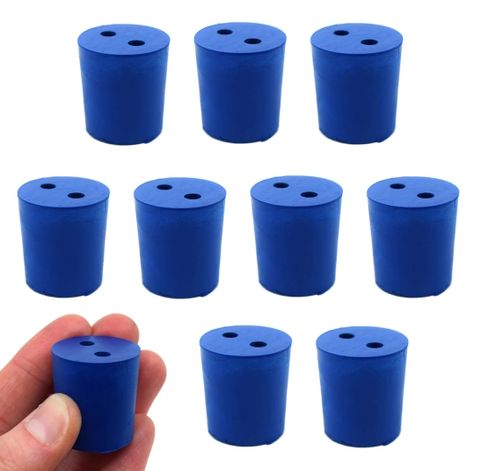 Stoppers Neoprene solid 23x26x28mm 2hole