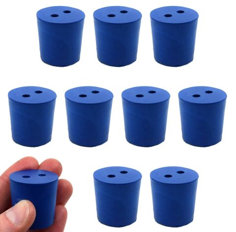 Stoppers Neoprene solid 25x28x28mm 2hole