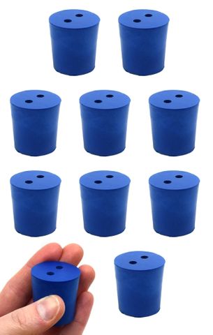 Stoppers Neoprene solid 27x31x32mm 2hole