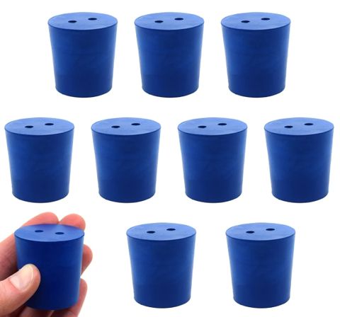 Stoppers Neoprene 38Tx33B 2x 5mm holes