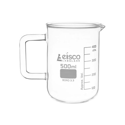 Beaker mug with handle 500ml
