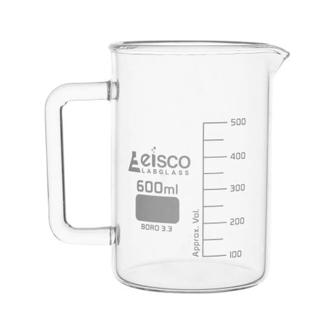 Beaker mug with handle 600ml