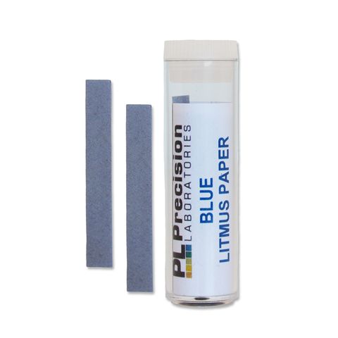 Litmus paper Blue test strips
