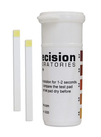 Indicator strips pH 4.6-6.2 for beer