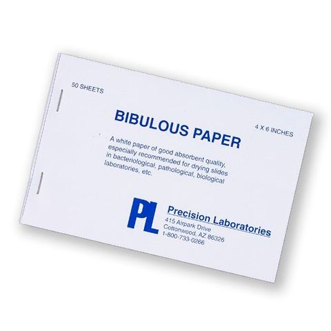 Bibulous paper highly absorbent 4x6"