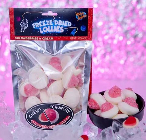 Freeze Dried Strawberries and Cream