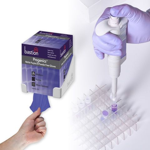 Gloves Progenics Nitrile purple Small