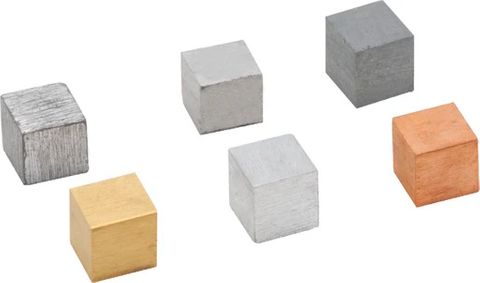 Cubes for density 2cm set of 6