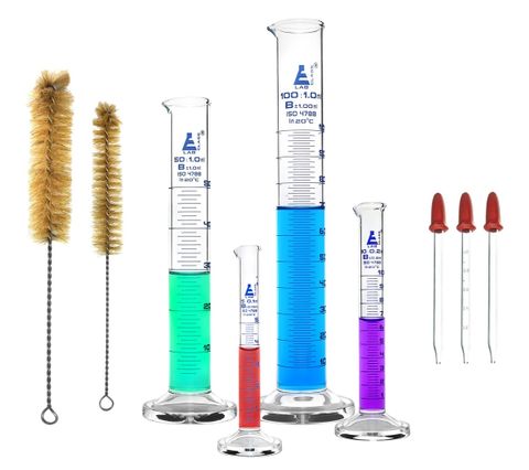 Safety pack measuring cylinder set