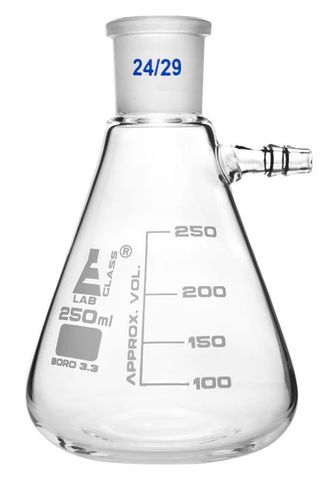 Filter flask (vacuum) glass 250ml B24