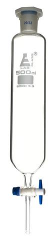 Funnel separating glass 500ml cyl.[EUD3]