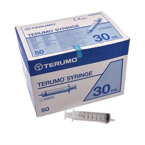 Syringe disposable plastic 30ml L/slip