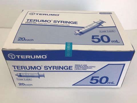 Syringe disposable plast. 50ml Luer Lock