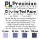 Chlorine (10-200ppm) test paper