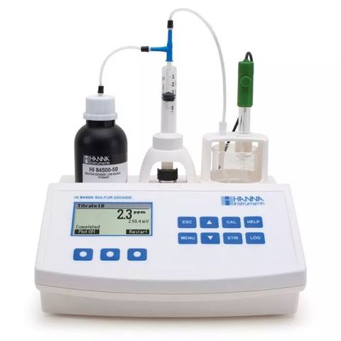 Sulphur Dioxide titrator wine analyser