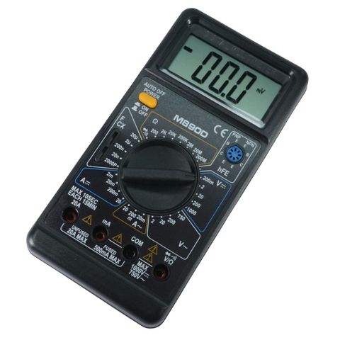 Multimeter digital AC/DC max. 20A auto