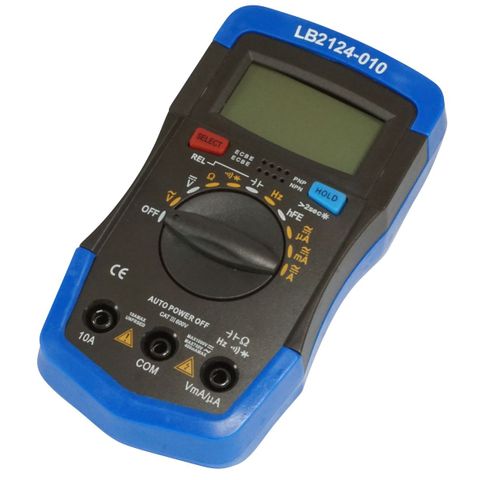 Multimeter digital AC/DC max. 10A auto