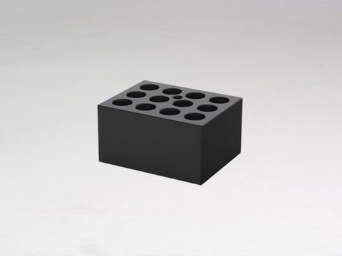 Block holds 12x15ml centrifuge tubes