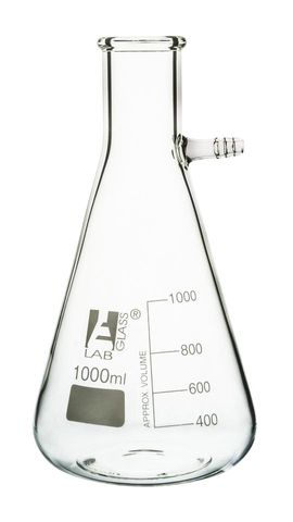 Filter flask glass side arm 1000ml