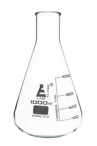 Flask Erlenmeyer NM glass 1000ml Labglas