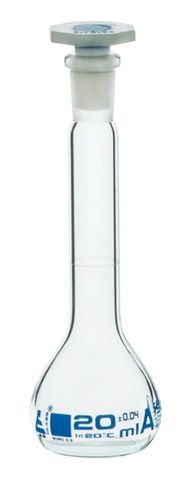 Flask volumetric Class A glass 20ml