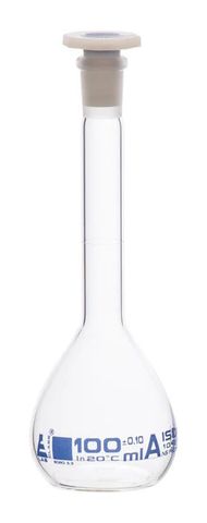 Flask volumetric Class A glass 100ml