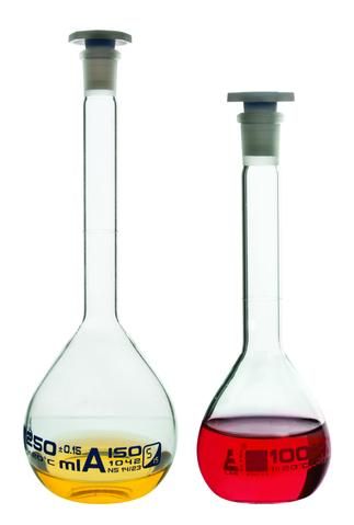 Flask volumetric Class A glass 500ml