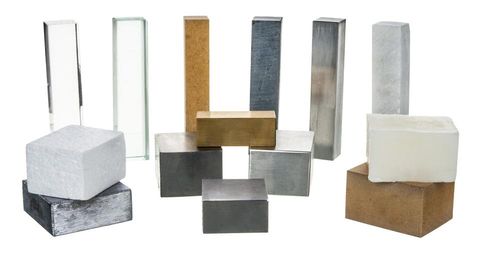 Solid materials kit various size blocks